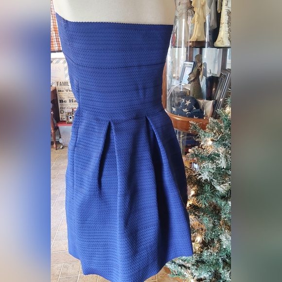Express Dresses Size L Express Royal Blue Formal Short Dress Poshmark